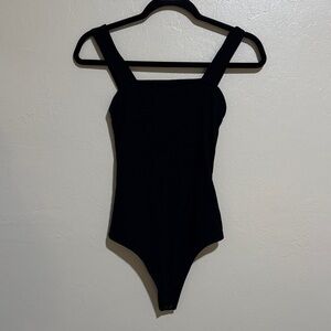 American Eagle ribbed black bodysuit size small